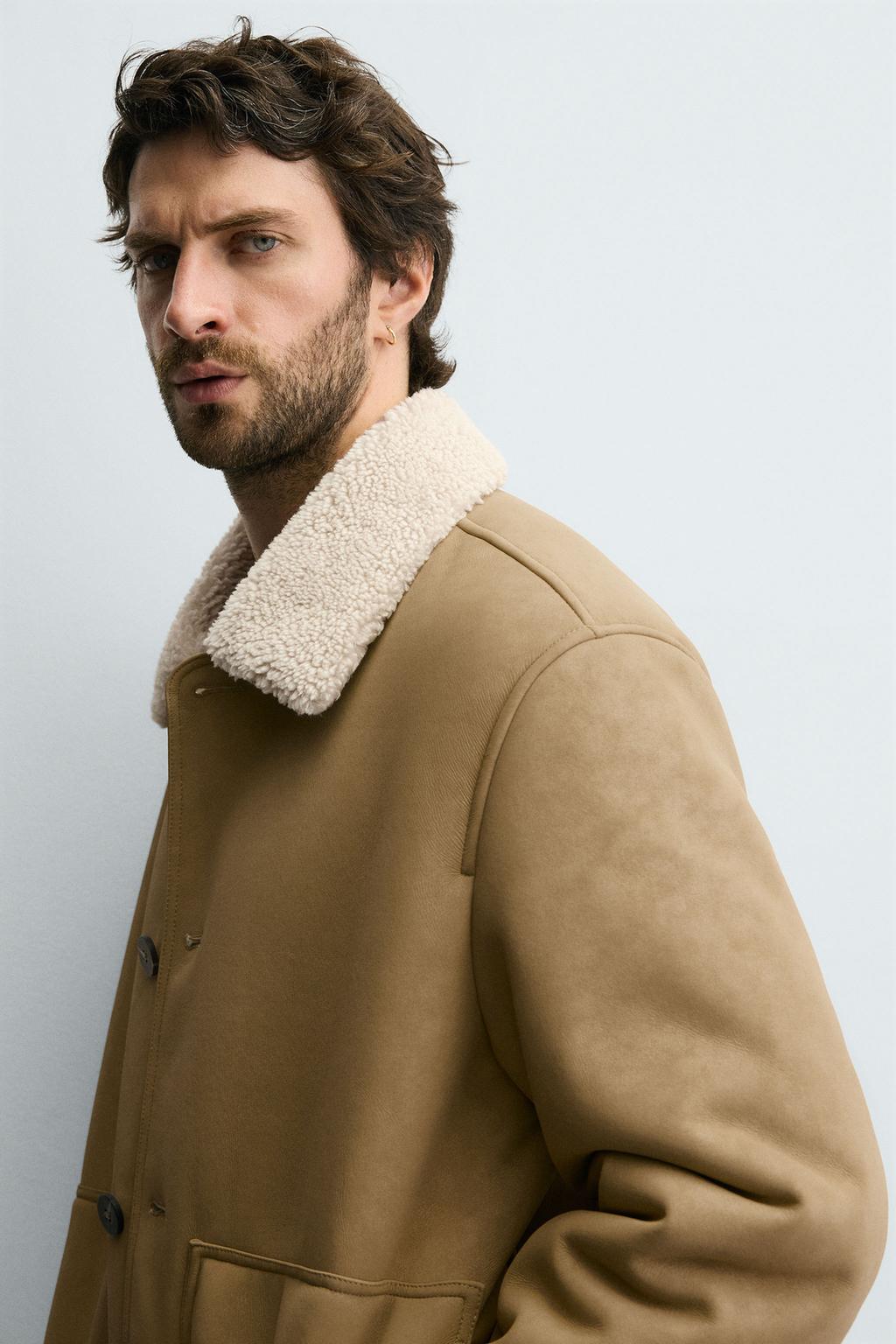 ДУБЛЕНКА ИЗ ИСКУССТВЕННОЙ КОЖИ