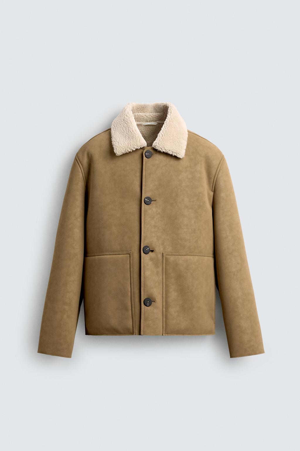 ДУБЛЕНКА ИЗ ИСКУССТВЕННОЙ КОЖИ