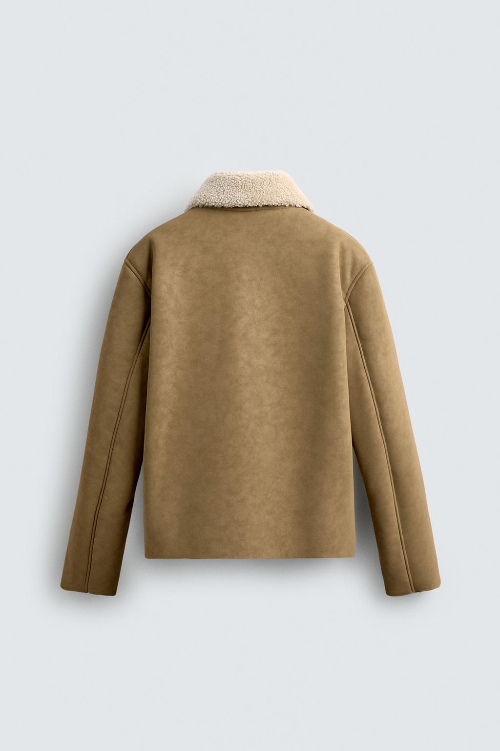 ДУБЛЕНКА ИЗ ИСКУССТВЕННОЙ КОЖИ