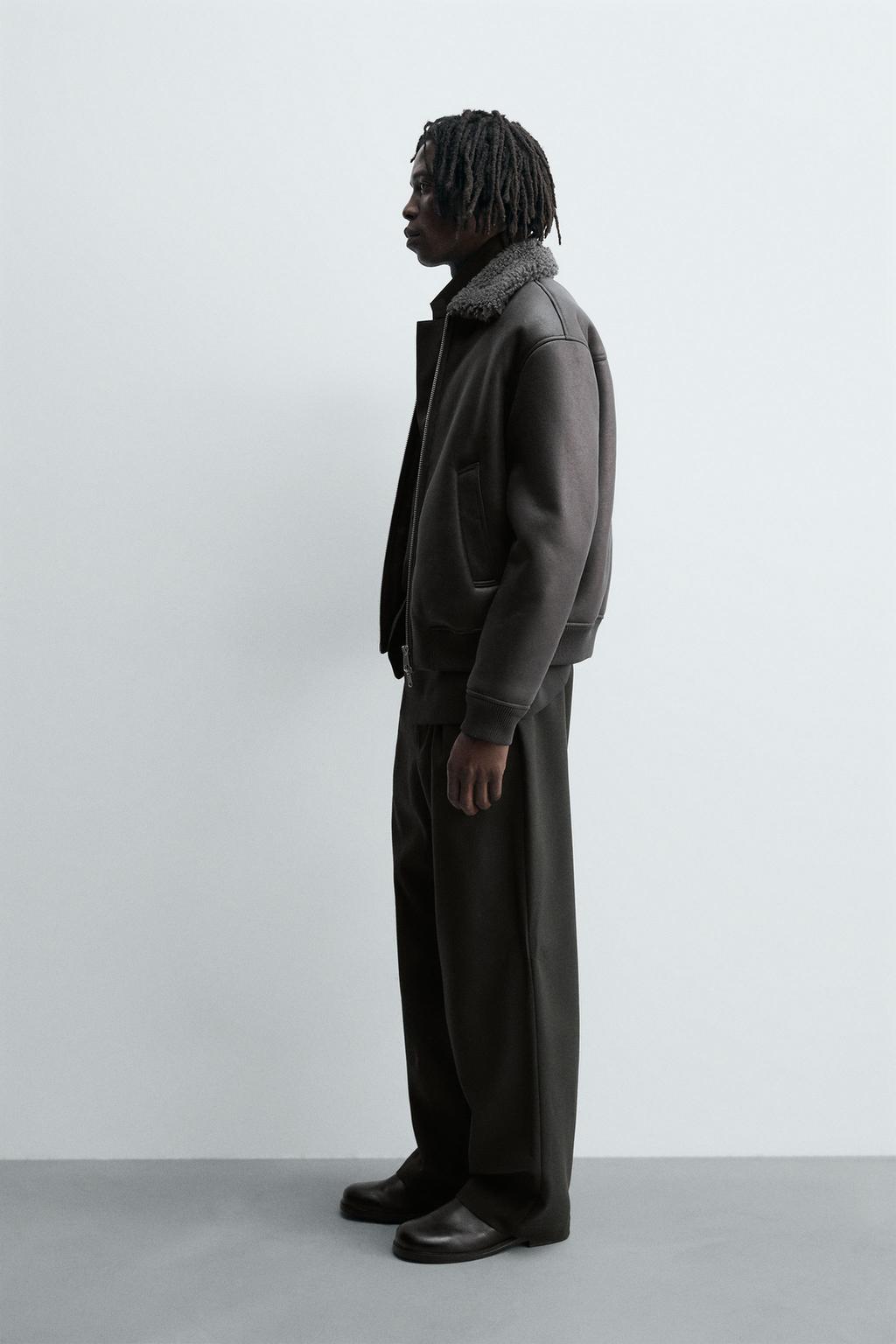 ДУБЛЕНКА ИЗ ИСКУССТВЕННОЙ КОЖИ