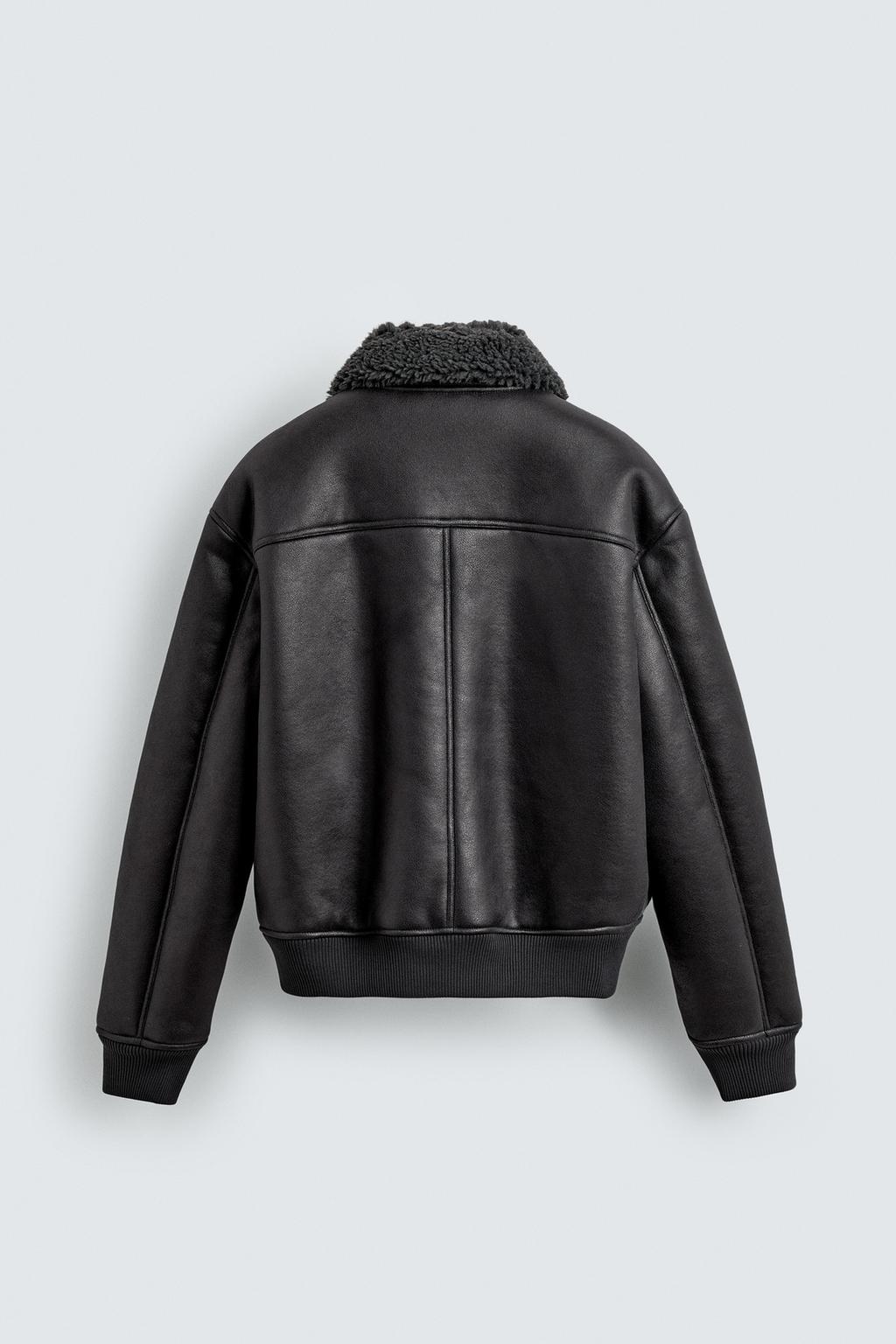 ДУБЛЕНКА ИЗ ИСКУССТВЕННОЙ КОЖИ