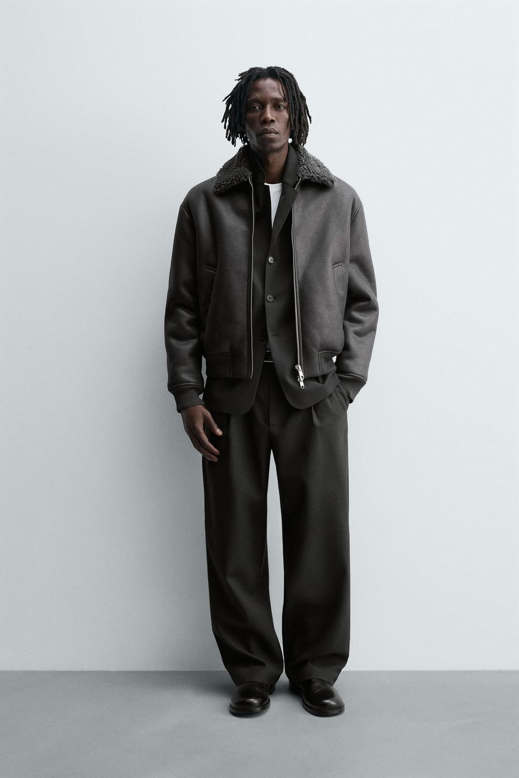 ДУБЛЕНКА ИЗ ИСКУССТВЕННОЙ КОЖИ