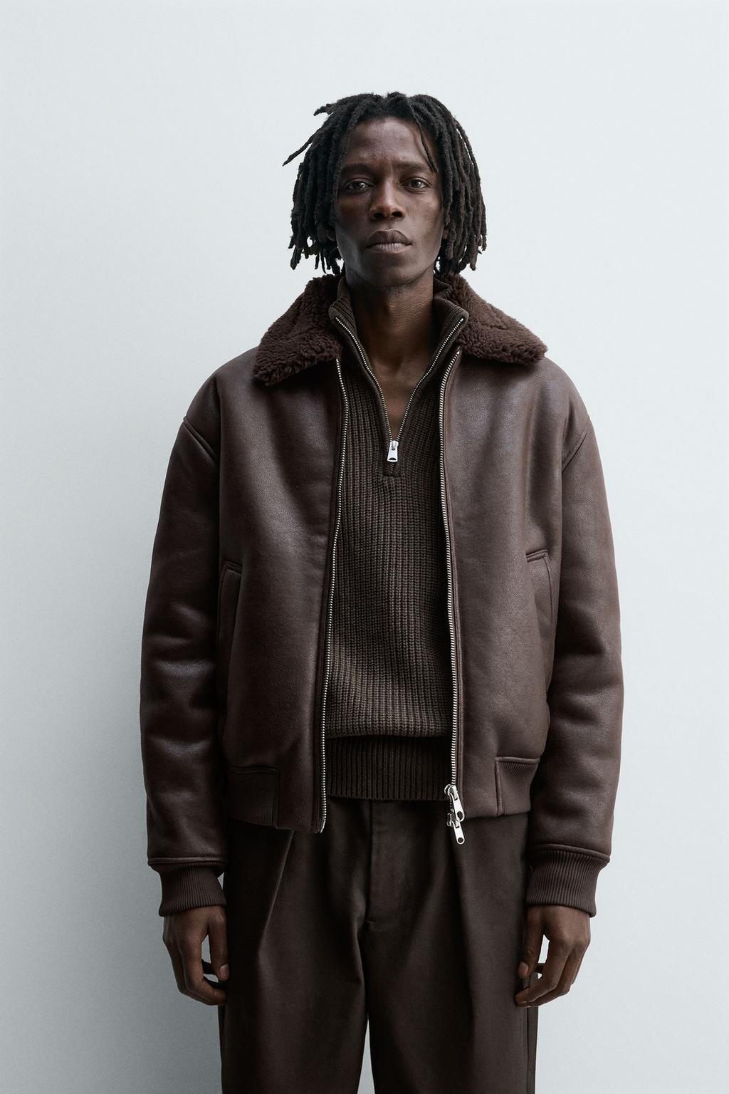 ДУБЛЕНКА ИЗ ИСКУССТВЕННОЙ КОЖИ