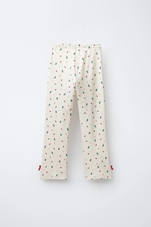 6-14 лет/ пижама с принтом «дерево» и бархатными бантиками- Заказать в России