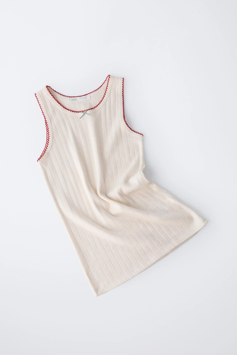 Футболка и трусы ages 6-14 / с точеным узором, 2 шт.