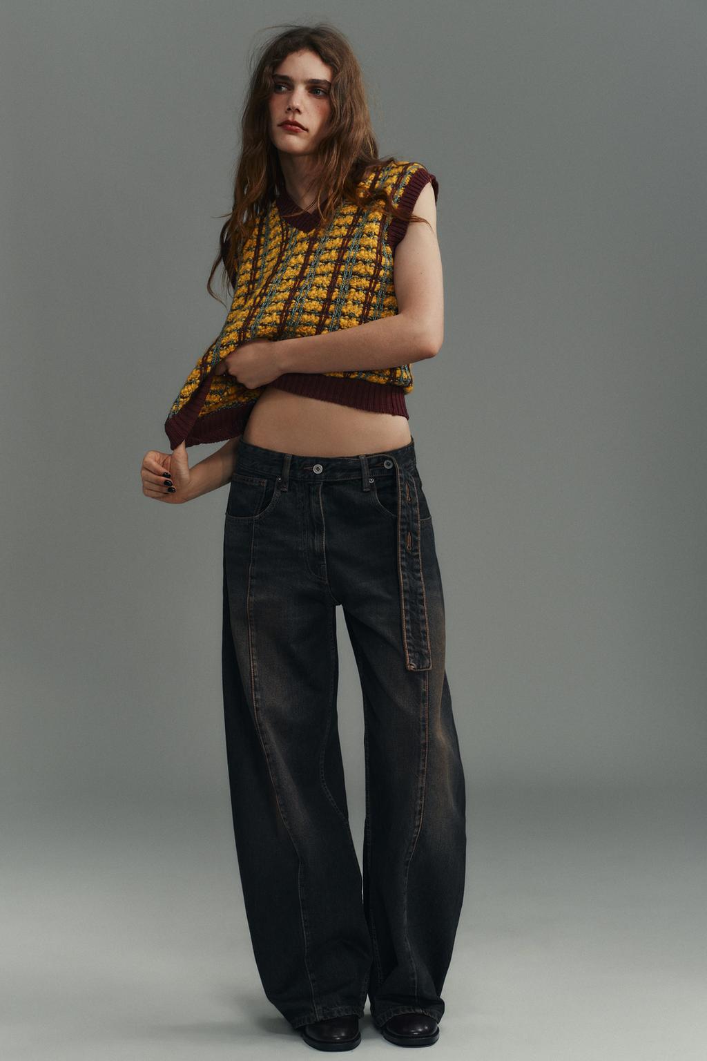 ЖИЛЕТ ИЗ РЕЛЬЕФНОГО ТРИКОТАЖА