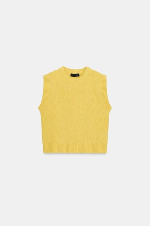 Мягкий трикотажный жилет- Заказать в России