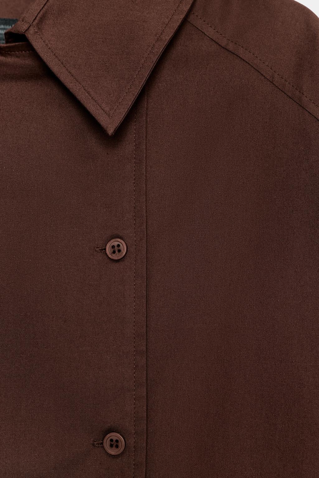 РУБАШКА ОВЕРСАЙЗ СО СКЛАДКАМИ — ZW COLLECTION