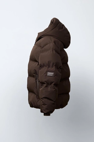 Пуховик WATER REPELLENT с нашивкой- Заказать в России