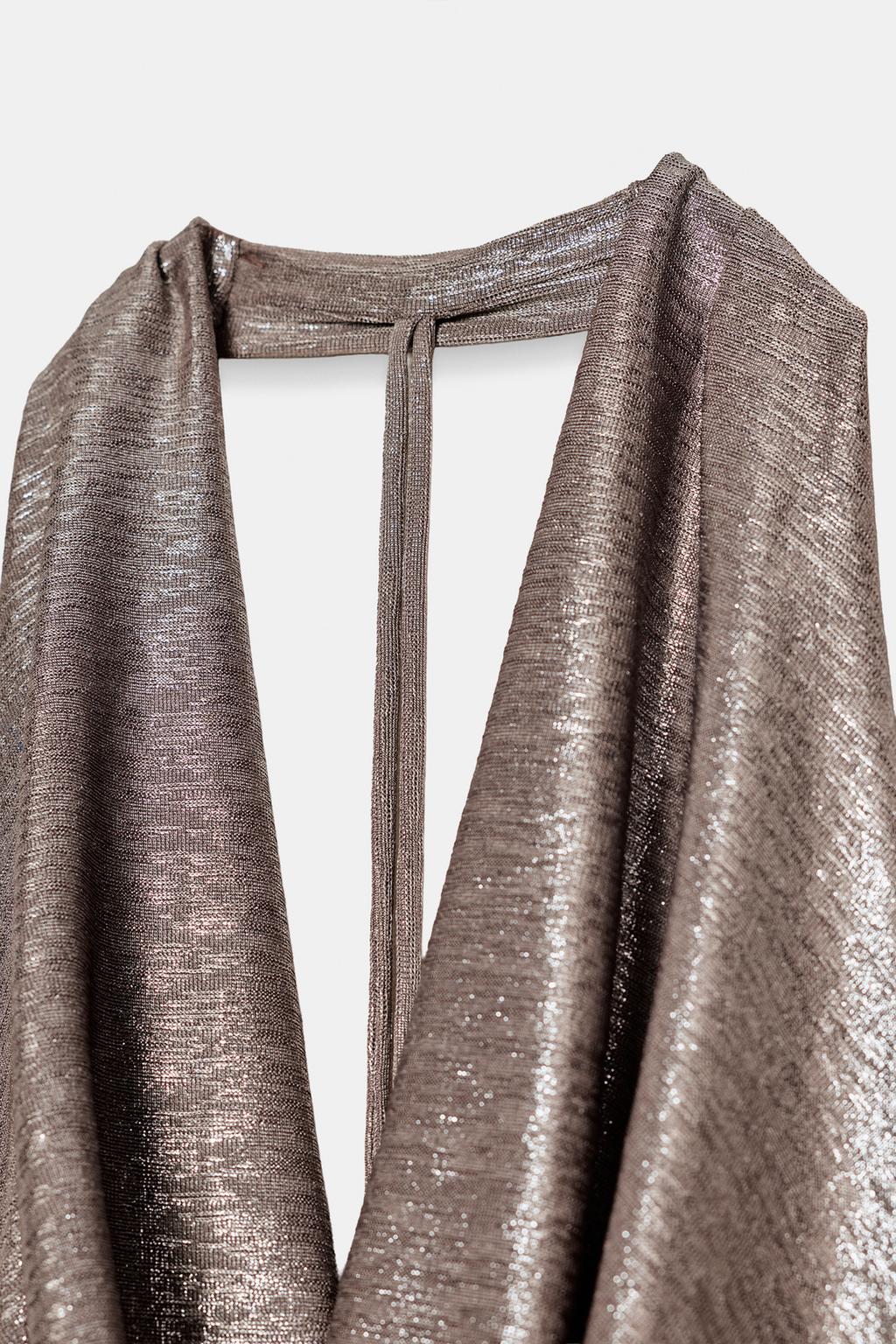 ТОП С ГОРЛОВИНОЙ ХАЛТЕР И ДРАПИРОВКОЙ