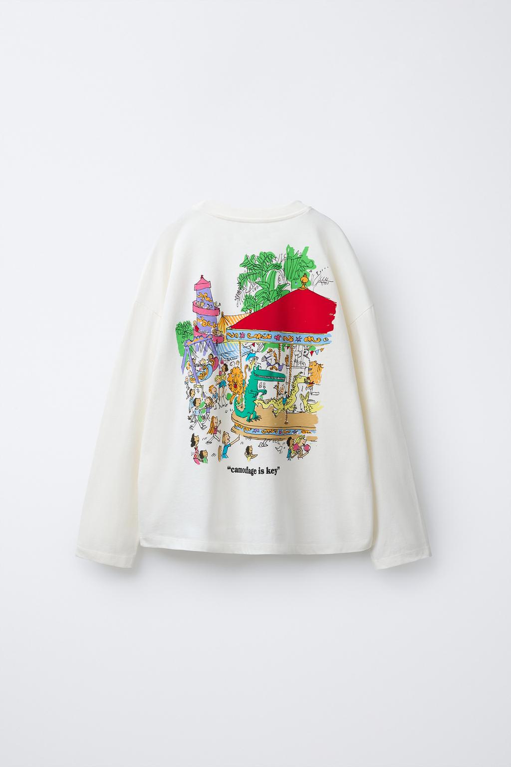 ФУТБОЛКА С ПРИНТОМ THE ENORMOUS CROCODILE ROALD DAHL ©