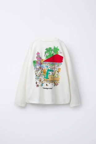 Футболка с принтом THE ENORMOUS CROCODILE ROALD DAHL ©- Заказать в России