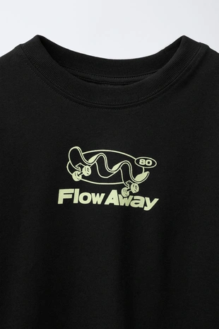 Футболка с принтом  скейт - Заказать в России