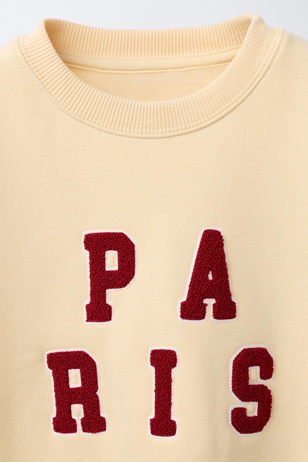 ТОЛСТОВКА С НАШИВКОЙ ИЗ МАХРОВОЙ ТКАНИ