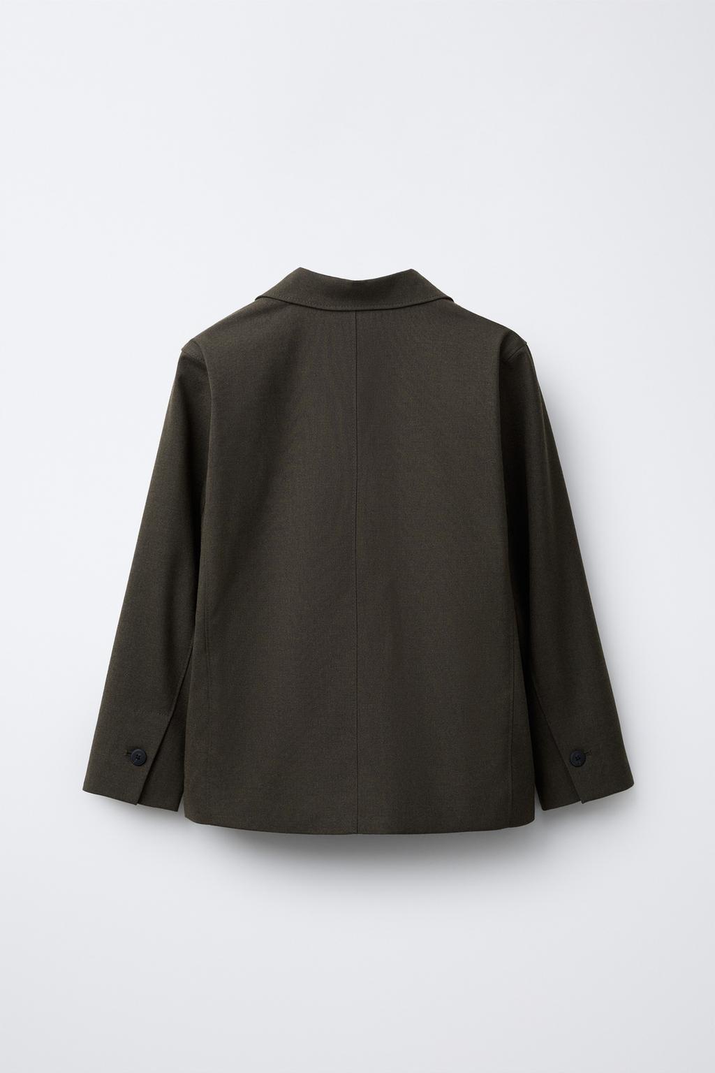 ФЛАНЕЛЕВЫЙ КОСТЮМНЫЙ БЛЕЙЗЕР