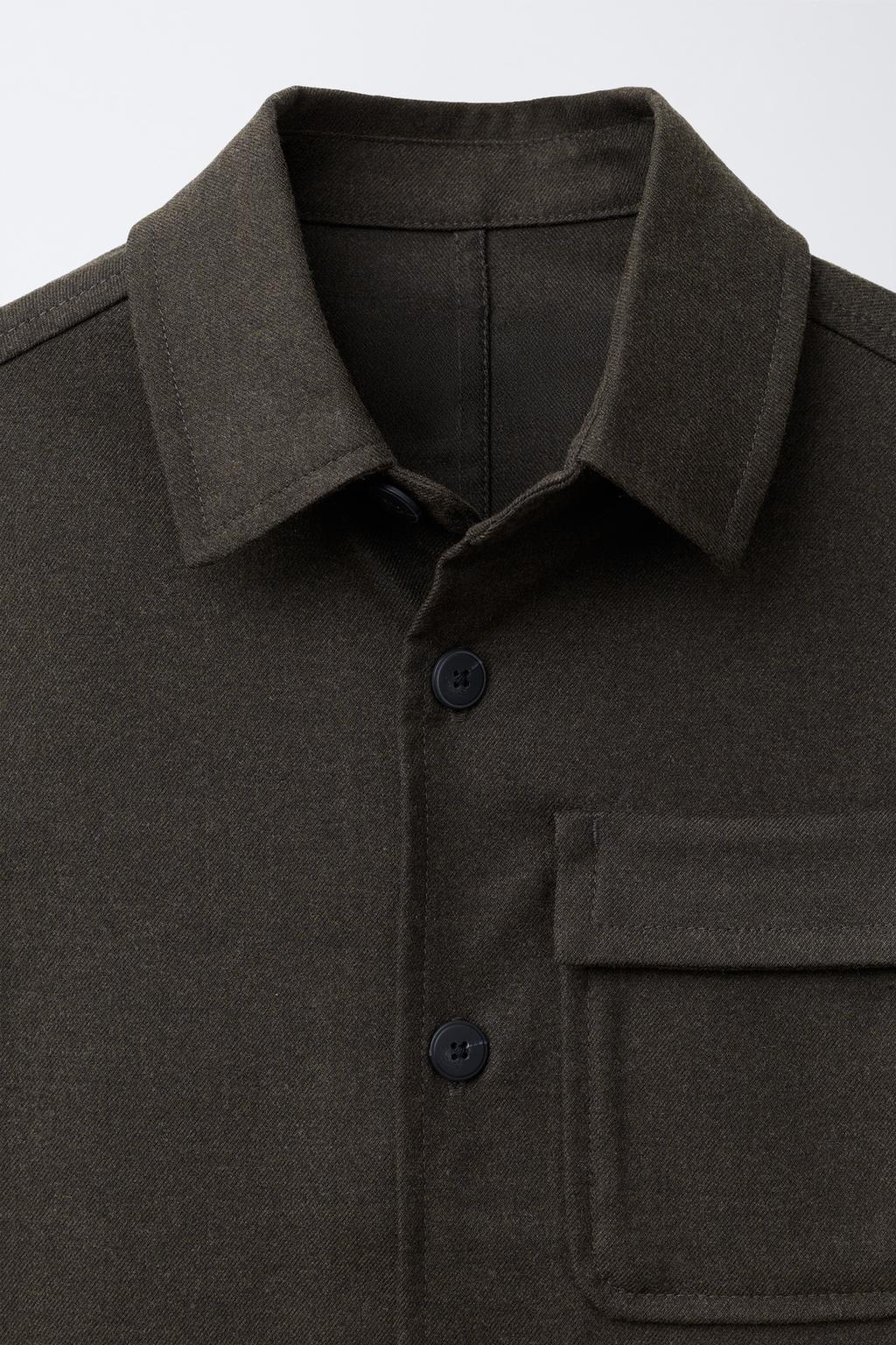 ФЛАНЕЛЕВАЯ КУРТКА-РУБАШКА С КАРМАНАМИ