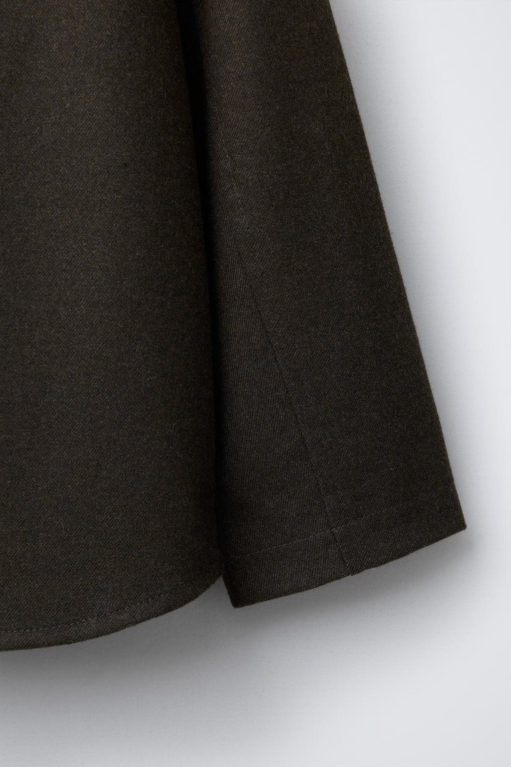 ФЛАНЕЛЕВАЯ КУРТКА-РУБАШКА С КАРМАНАМИ