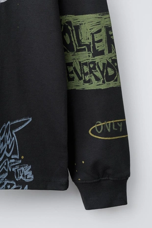 Футболка с принтом граффити- Заказать в России