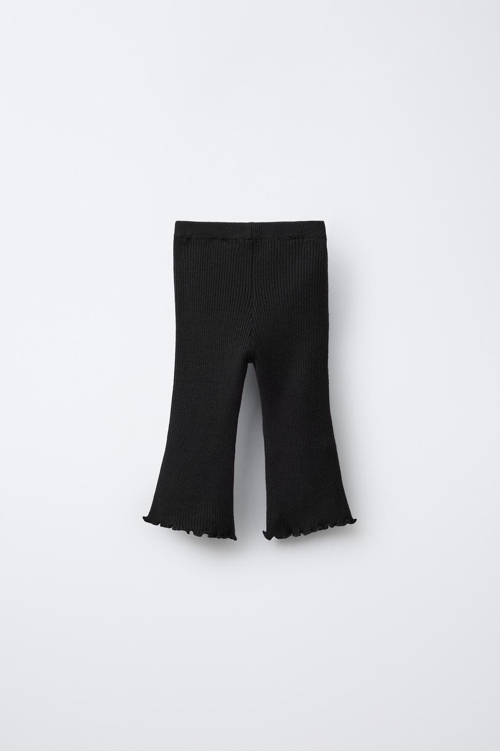 БРЮКИ FLARE ИЗ ТРИКОТАЖА В РУБЧИК