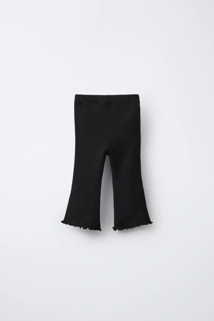 Брюки FLARE из трикотажа в рубчик- Заказать в России