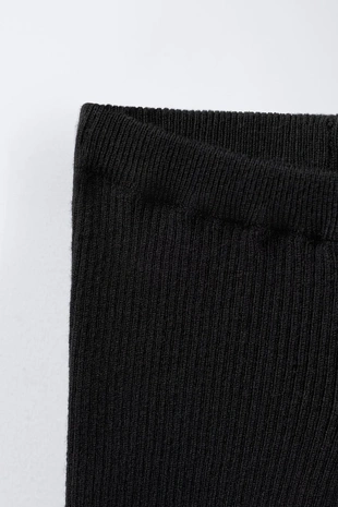 Брюки FLARE из трикотажа в рубчик- Заказать в России