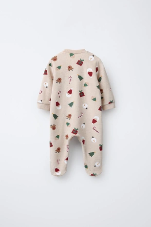 Купить Zara Детский комбинезон из вельвета санта