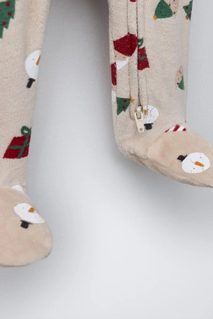 Детский комбинезон из вельвета санта- Заказать в России