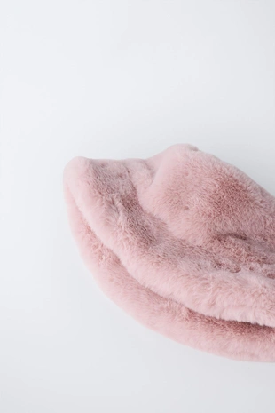 Воротник из искусственного меха в виде ведрошляпы- Заказать в России