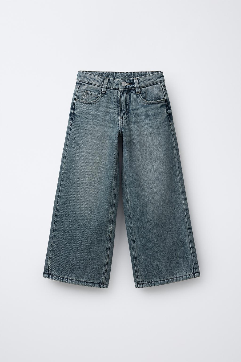 ДЖИНСЫ WIDE LEG С ФЛИСОВОЙ ПОДКЛАДКОЙ