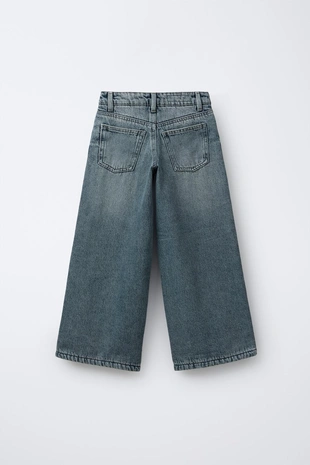 Купить Zara Джинсы WIDE LEG с флисовой подкладкой