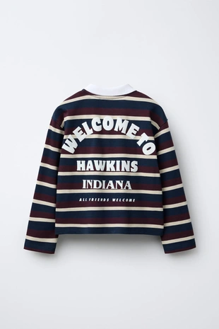 Поло в полоску STRANGER THINGS © NETFLIX- Заказать в России