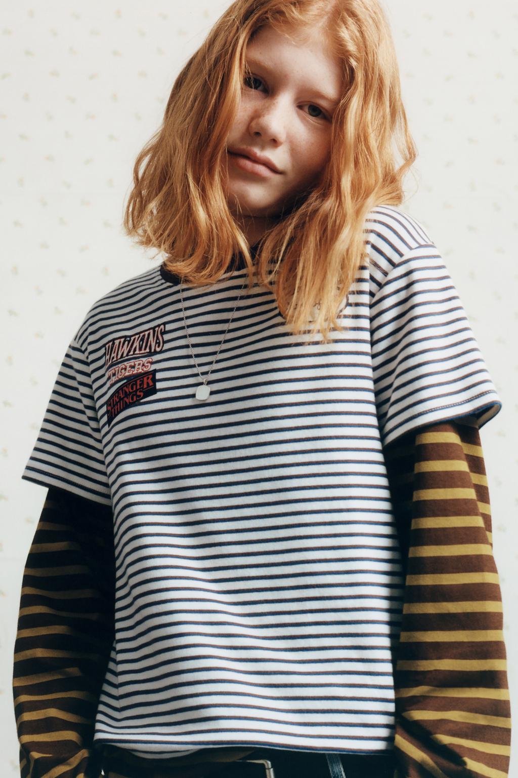 ФУТБОЛКА В ПОЛОСКУ STRANGER THINGS © NETFLIX