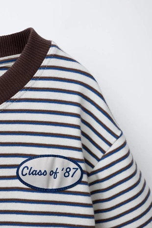 striped | 9000/731/104 - Zara Футболка в полоску STRANGER THINGS © NETFLIX