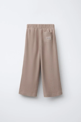 Брюки в рубчик из мягкой ткани