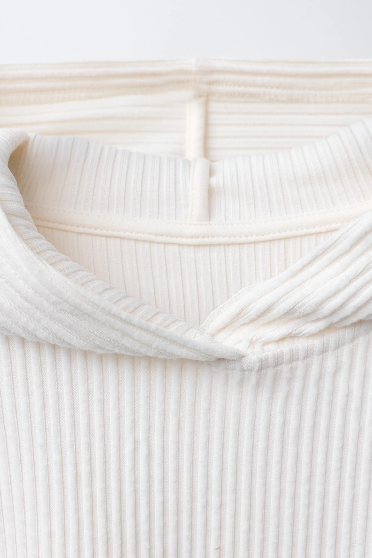 Худи из мягкого рубчика