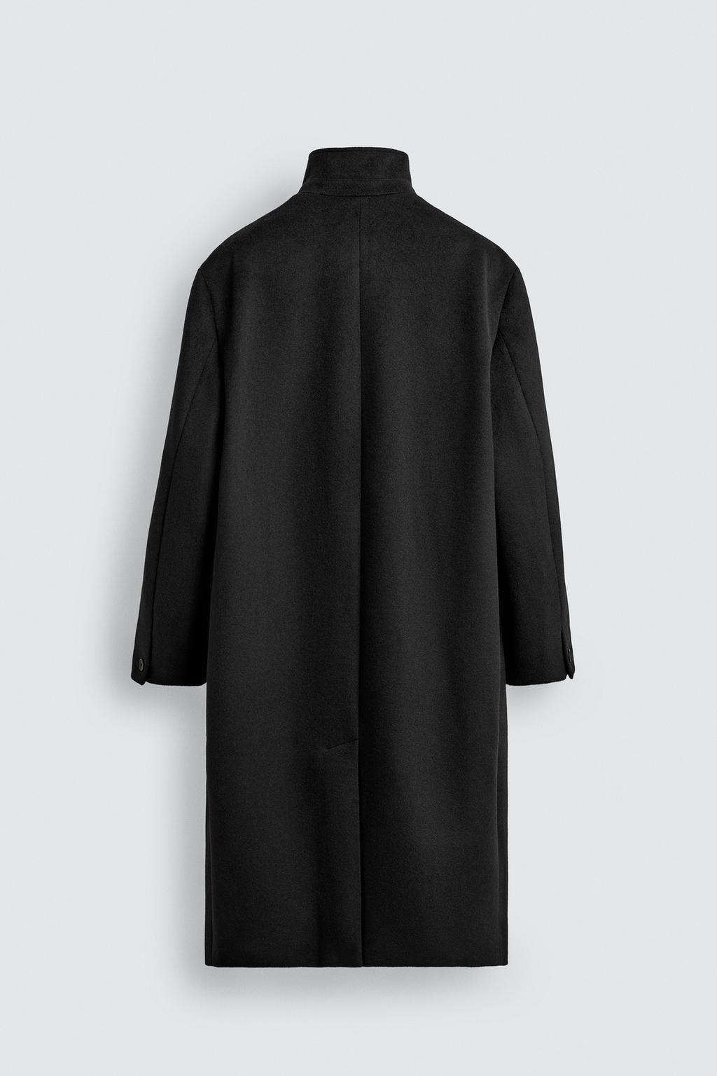 ПАЛЬТО ИЗ СМЕСОВОЙ ШЕРСТИ С РЕЛЬЕФНЫМ УЗОРОМ