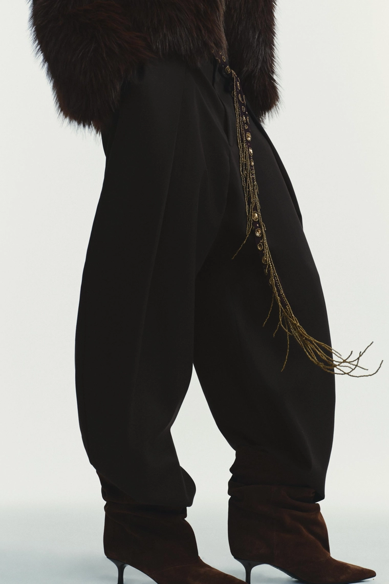 Брюки с воздушной складкой