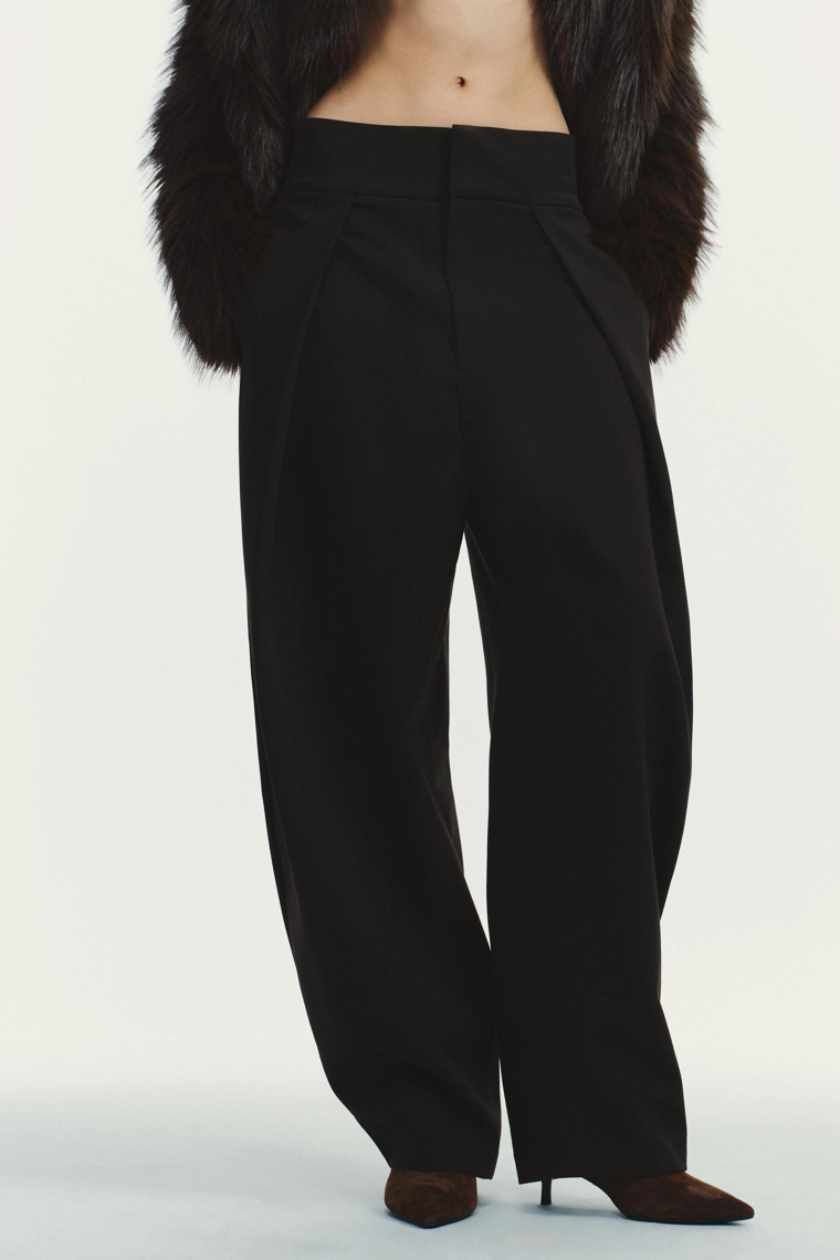 Брюки с воздушной складкой