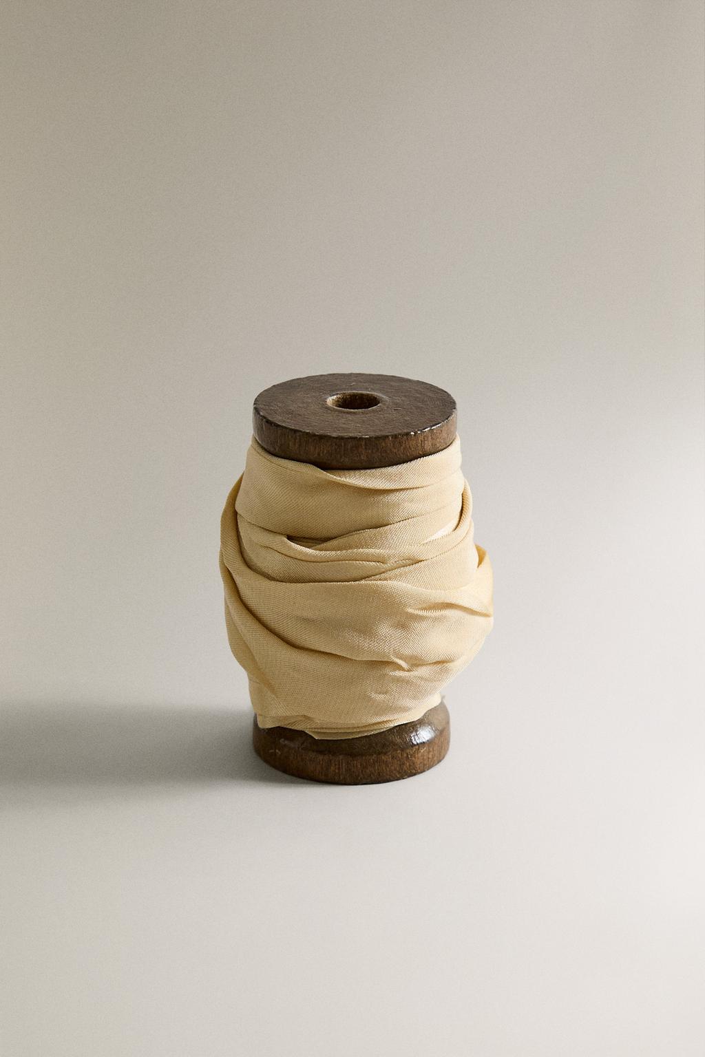 Шелковая лента для подарков на рождество