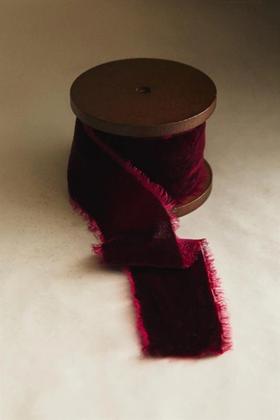 Лента из замшевой ткани для упаковки подарков на рождество- Заказать в России