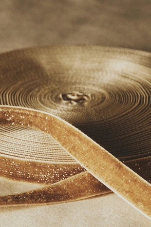 Блестящая бархатная лента для упаковки подарков на рождество- Заказать в России