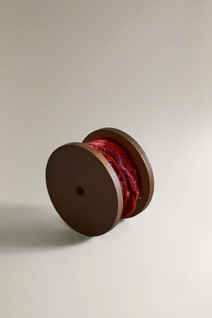 Бархатная вышитая лента для подарков на рождество- Заказать в России