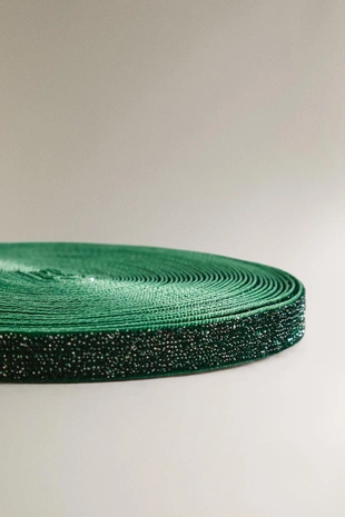 Блестящий бархатная рождественская лента для подарков- Заказать в России