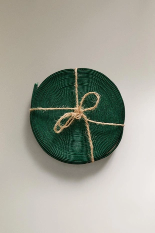 Блестящий бархатная рождественская лента для подарков- Заказать в России