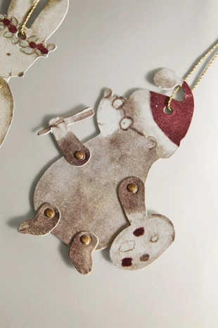 Набор бирок для подарков в форме рождественских животных (набор из 8 штук)- Заказать в России