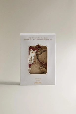 Набор бирок для подарков в форме рождественских животных (набор из 8 штук)- Заказать в России