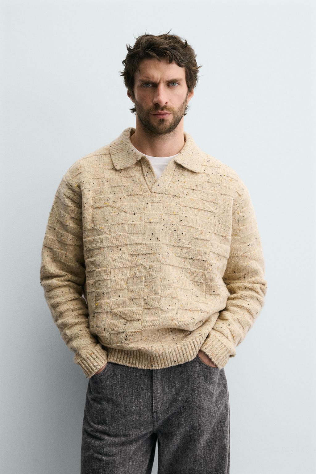 ПОЛО ИЗ 100% ШЕРСТИ НА ПУГОВИЦАХ