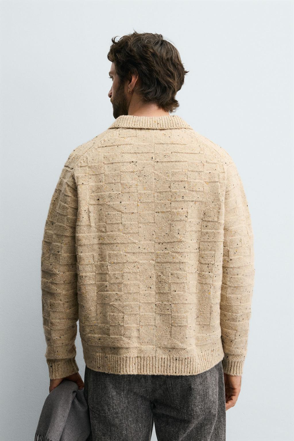 ПОЛО ИЗ 100% ШЕРСТИ НА ПУГОВИЦАХ