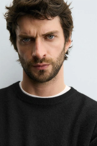 Свитер из 100% шерсти- Заказать в России