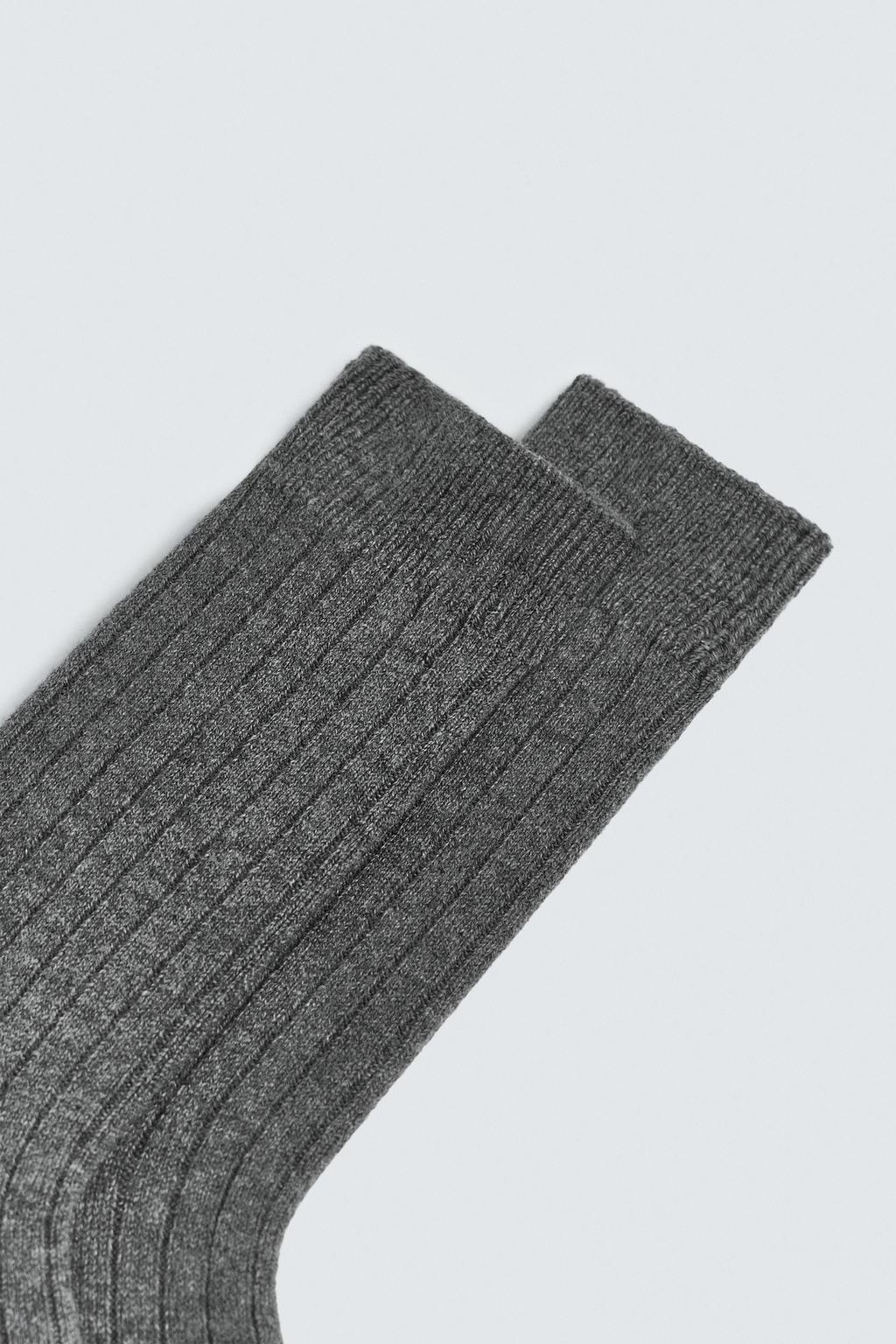 НОСКИ ИЗ КАШЕМИРА В РУБЧИК